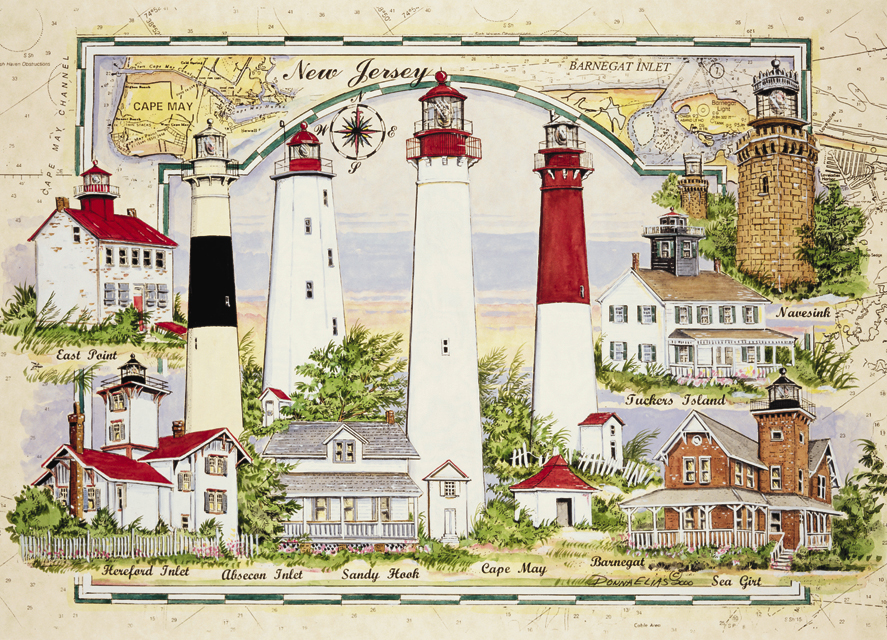 10508 - Lighthouses of New Jersey Puzzle