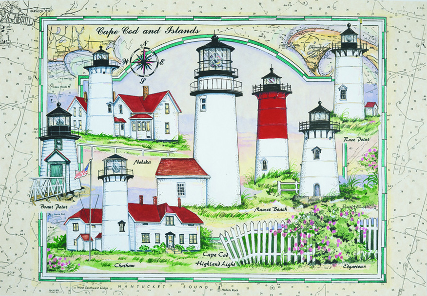 10513 - Cape Cod and the Island Lighthouses Puzzle