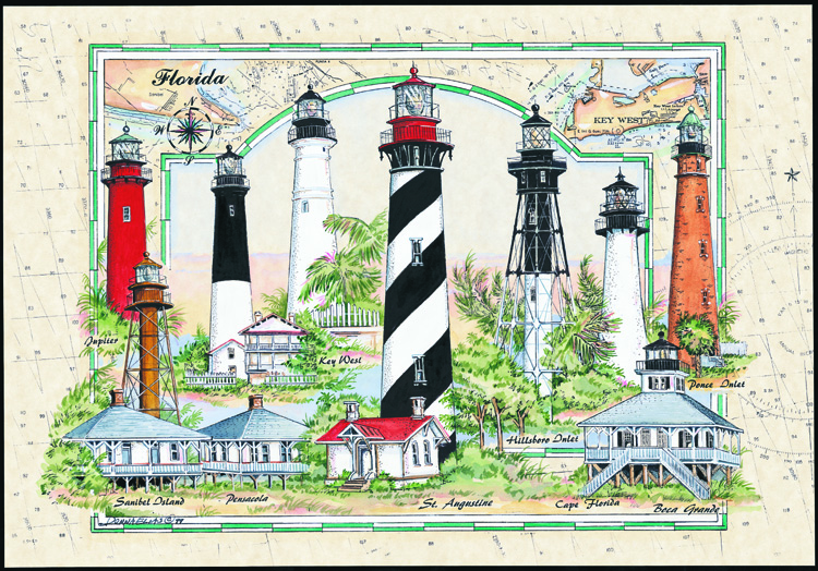 10515 - Lighthouses of Florida Puzzle