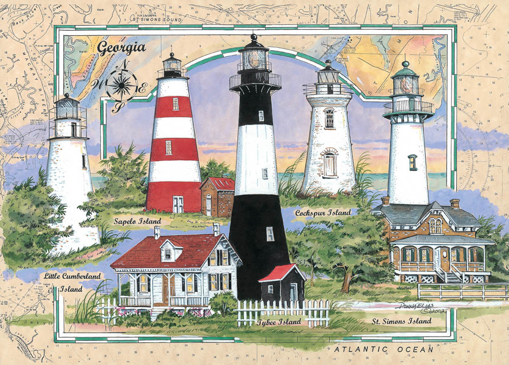 10521 - Lighthouses of Georgia Puzzle