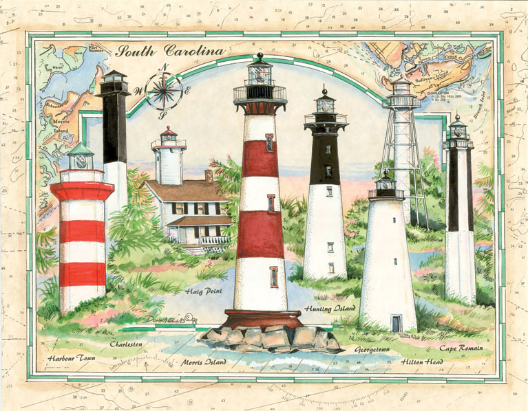 10524 - Lighthouses of South Carolina Puzzle