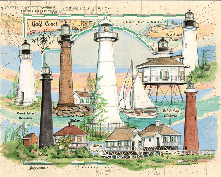 10527 - Lighthouses of the Gulf of Mexico Puzzle