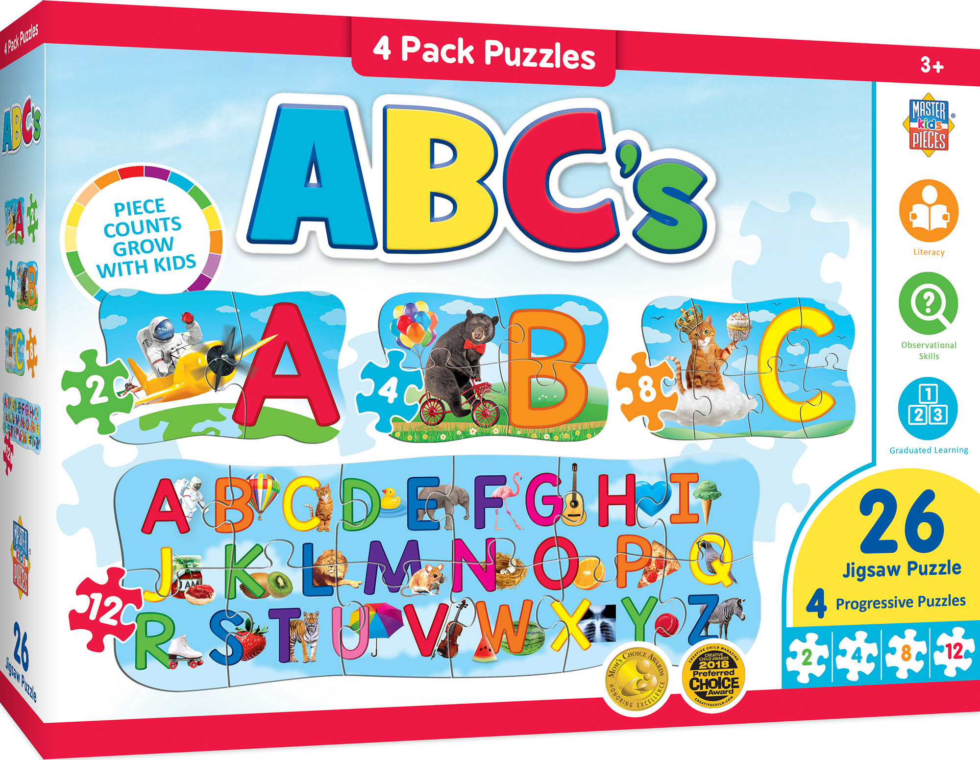 Educational 4 Pack - ABCs Jigsaw Puzzle