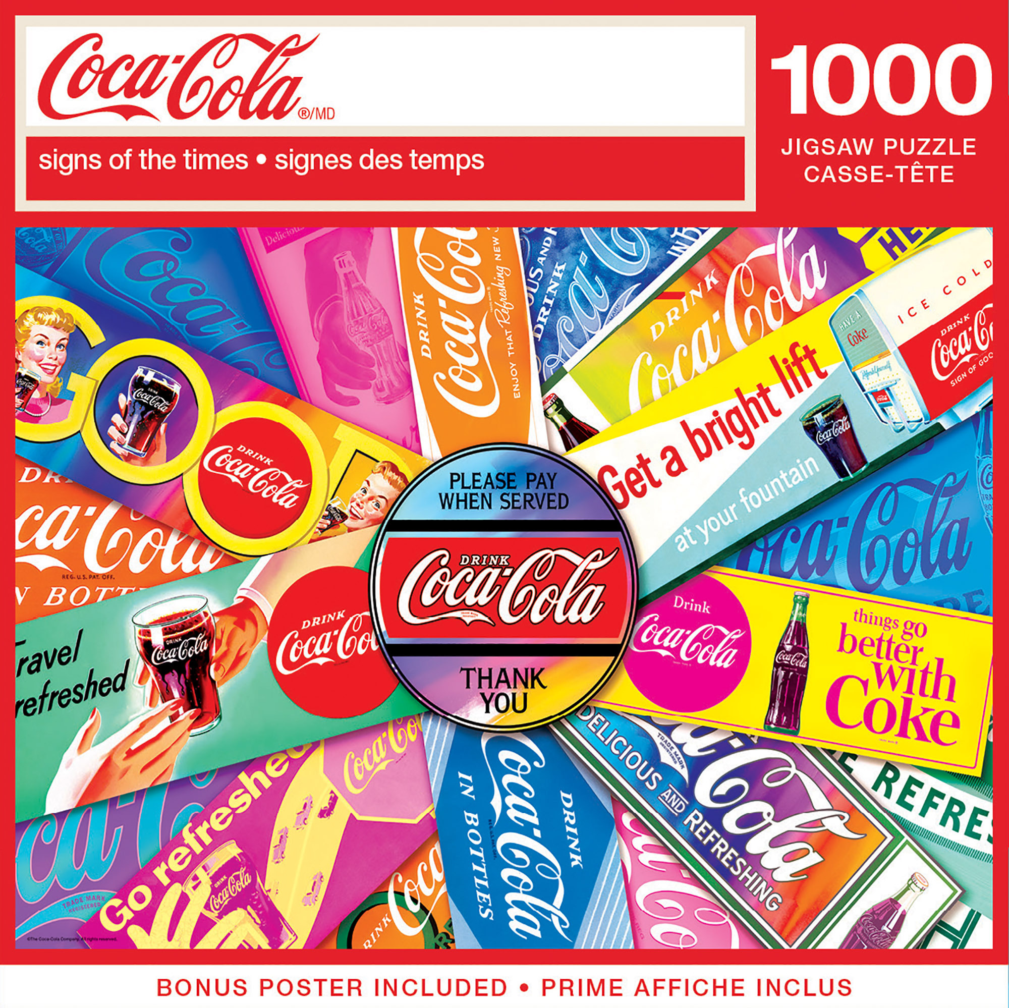 Coca-Cola - Signs of the Times 1000 Piece Puzzle