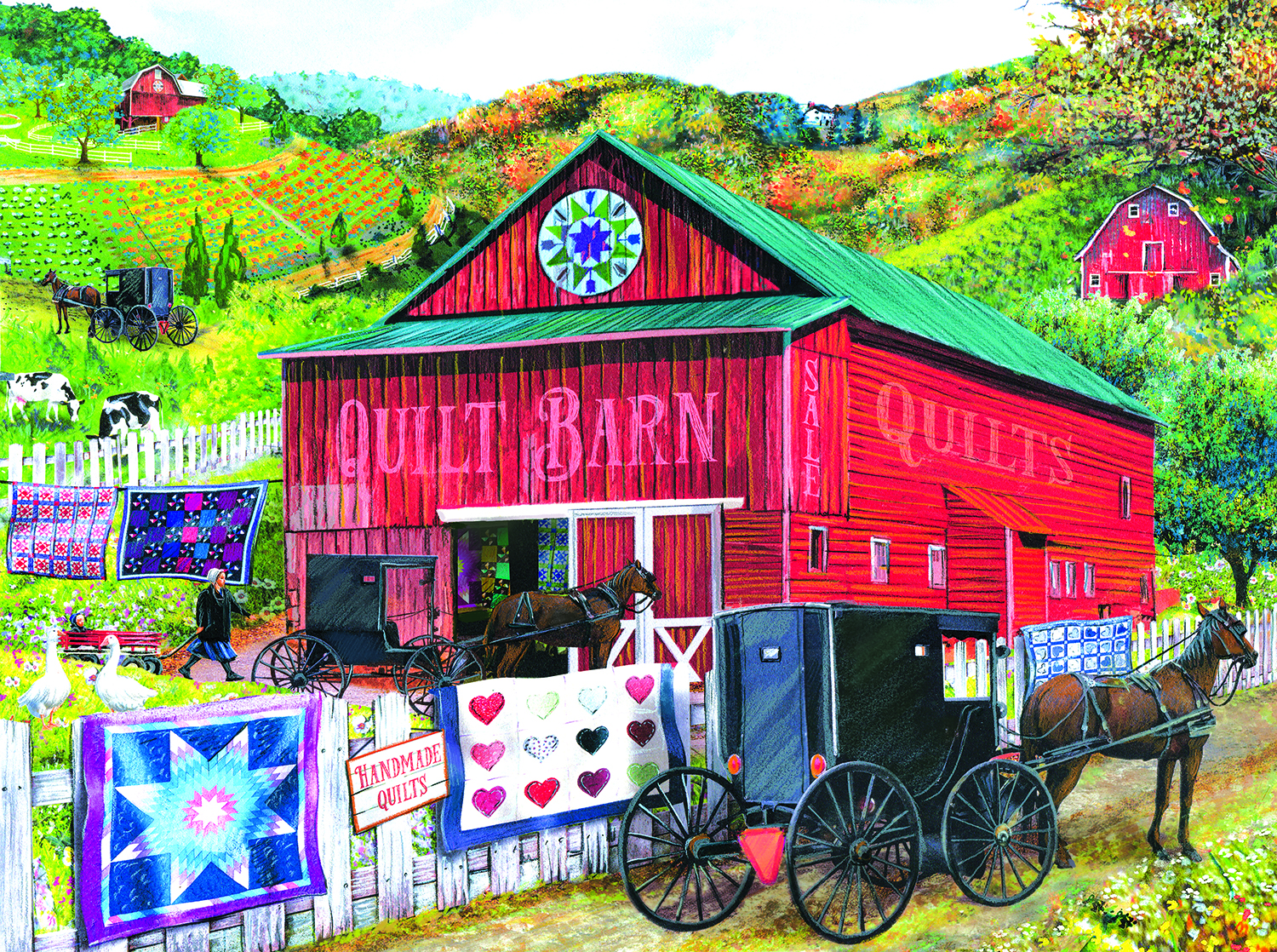 Stopping at the Quilt Barn